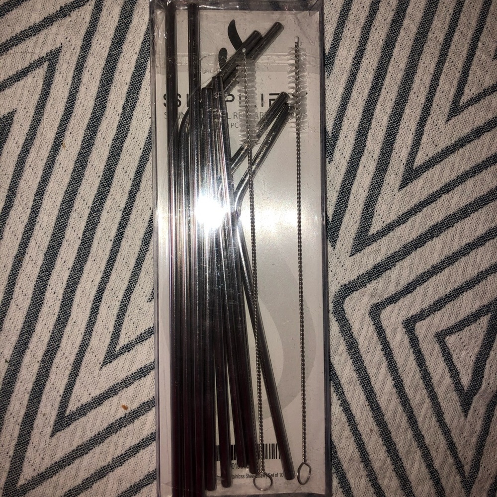 New simplify metal straws